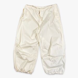 194 local white military parachute pants medium short